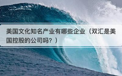 美国文化知名产业有哪些企业（双汇是美国控股的公司吗？）